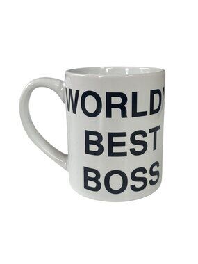 The Office Worlds Best Boss Mug White 15oz Zak Designs